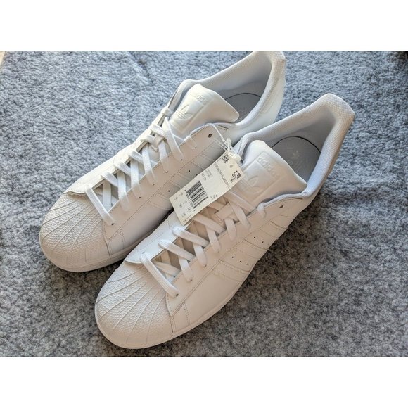 adidas Other - Adidas Originals Superstar Men's Sneakers Shoes B27136 Size 19, White NEW